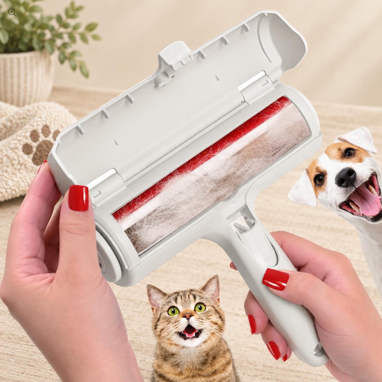 PawEase™ FurSweep™ Reusable Pet Hair Remover Roller